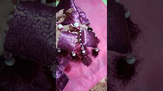 Trendy latkan designNEW MEKHELA CHADOR designtrendy blouse design with latkanweddingdesinerblouse [upl. by Grover134]