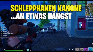 Setze ein Emote ein während du mit einer Schlepphaken Kanone an etwas hängst  Fortnite Woche 5 [upl. by Ycats]