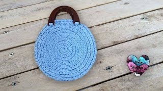 Sac rond tendance crochet très facile quotLidia Crochet Tricotquot [upl. by Jablon258]