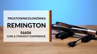 Prostownicolokówka Remington S6606 Curl amp Straight Confidence – dane techniczne – RTV EURO AGD [upl. by Enorej]