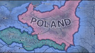 HOI 4 Timelapse  Poland vs Czechoslovakia [upl. by Nester]