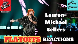 GORGEOUS Performance from The Voice Season 26 Playoffs REACTION LaurenMichael Sellers [upl. by Igal790]