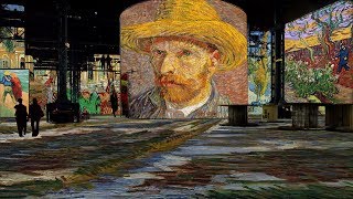 Vincent van Gogh art ALIVE  Atelier des Lumières Paris France STARRY NIGHT [upl. by Kenny]