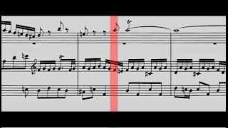 BWV 578  quotLittlequot Fugue in G Minor Scrolling [upl. by Blase]