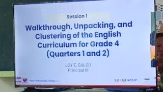 Walkthrough Unpacking and Clustering of the English Curriculum for Grade 4  Q1 and Q2 [upl. by Einot]