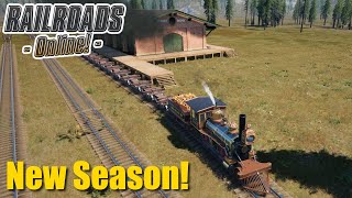 New Map And Fresh Start  Railroads Online  Season 4 ep1 [upl. by Ahtaga408]