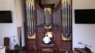 N Bruhns  Praeludium in G major  Nikolai Peek organ [upl. by Yennek872]