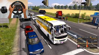 VRL bus driving 1  ETS2 indian busmod [upl. by Bearnard]