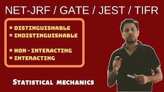 Part 2  Distinguishable indistinguishable amp interacting non interacting particle  potential G [upl. by Otsuj]