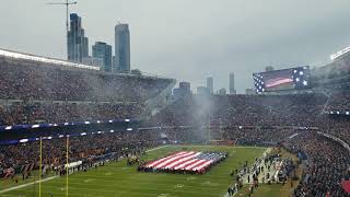 Bears vs eagles with flyover [upl. by Ria]