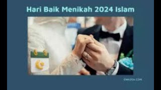 5 Bulan Baik Untuk Menikah Tahun 2024 Menurut Islam [upl. by Aihselat]