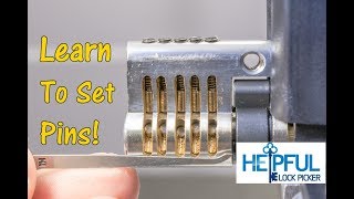 211 How Lock Picking Works Learn How To Identify Set Pins [upl. by Mariejeanne]