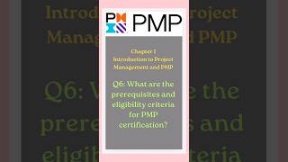 What are the prerequisites and eligibility criteria for PMP certification [upl. by Jacobah]