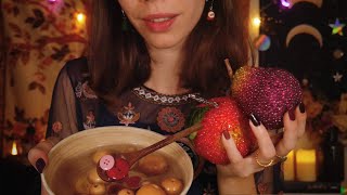 Soin ASMR 100 frissons 🌰✨ wood soup mic scratching tapping [upl. by Slyke]