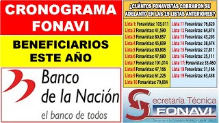 LISTA PRIMEROS FONAVISTAS EN COBRAR SUS APORTES EL GRUPO NUMERO 20 YA ESTA LISTO PARA COBRAR [upl. by Ilatfen]