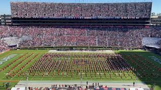 Military Appreciation amp High School Marching Honor Band Halftime  Auburn vs ULM 2024 [upl. by Anenahs]