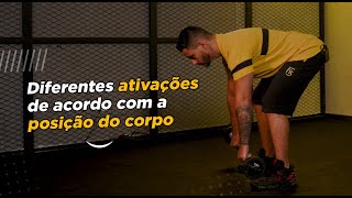 RDL x Stiff diferentes ativações com a posição do corpo​ [upl. by Notneiuq]