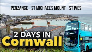 2 days in Cornwall top places best things to do in St Ives amp Penzance plus St Michaels Mount [upl. by Decato]