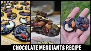 Homemade Chocolate Recipe  Chocolate Mendiants  Homemade French style Chocolate  VRinParadise [upl. by Dorise]