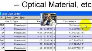 Zemax Tutorial  1  Lens Data Editor Interface [upl. by Lema]