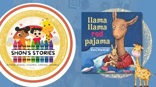 Llama Llama Red Pajama  Story Time Read Aloud  Shons Stories [upl. by Ahsuat]