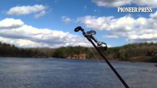 Catching suckers on Wis River two weeks ago [upl. by Deibel659]