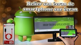 écran Smartphone sur un écran PC ou TV [upl. by Ijic]