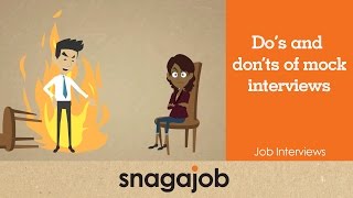 Job Interviews Part 1 Dos and Donts of Mock Interviews [upl. by Sucam]