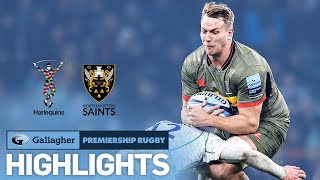 Harlequins v Northampton  HIGHLIGHTS  The Big Game Delivers a Cracker  Premiership 202122 [upl. by Boatwright39]