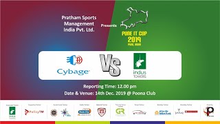 Cybage Vs Indus Tower  Pune IT Cup 2019  Live Match [upl. by Aramot517]