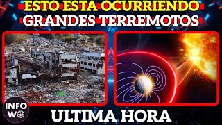 FUERTES TERREMOTOS Y GRANDES TORMENTAS SOLARES DESATAN EL CAOS ALERTA MUNDIAL ESTO ESTA OCURRIENDO [upl. by Ynattirb471]