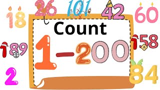 Counting 1 to 200 A Comprehensive Numbers Learning Journey for Kids [upl. by Oinigih309]