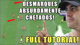 DESMARQUE MANUAL FULL TUTORIAL Todo tipo de desmarques  MASTERCLASS FIFA 22 [upl. by Moulden]