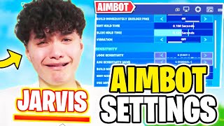 Using FaZe Jarvis Settings He Got BANNED For 😱🎯 500 Aim Assist ✅ [upl. by Drarehs]