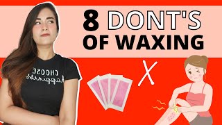 DONT do these things after waxing [upl. by Esalb]