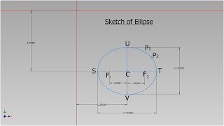 Generation of Conic Section  Ellipse  Autodesk Inventor Tutorial [upl. by Eelame]