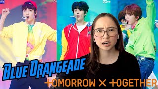 Reacting to TXTs quotBlue Orangeadequot for the FIRST TIME  This is SO catchy💙🧡  Canadian Reacts [upl. by Ignatius]