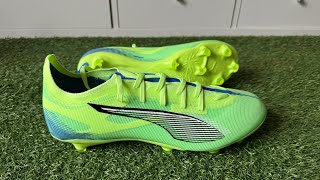 Puma Ultra 5 Match FG Boots Review  On Feet amp Unboxing ASMR 4K [upl. by Reiter]