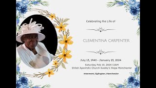 Celebrating the life of Clementina Carpenter [upl. by Eelibuj917]