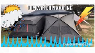 Waterproof 💯 DIY Gazebo Tents Tarps Polyester Fabric [upl. by Macgregor469]