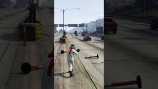 Mugger gets hit gameplay gaming gta5 gta gta5online gtaonline [upl. by Yntrok]