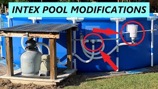 Intex Pool Ultimate setup 15 inch Conversion amp Hayward skimmer Installation part 3 Modifications [upl. by Hamlin]