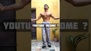 Youtube Shorts se kitna Paisa milta hai😱shorts youtubeincome calisthenics views carryislive [upl. by Wilton445]