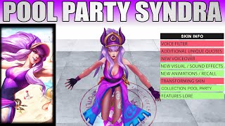 Pool Party Syndra Skin 2020 Quick Spotlight [upl. by Eiger399]