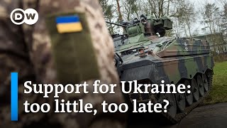 Ukraine worries about support from its allies  DW News [upl. by Meeharbi675]