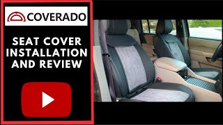 COVERADO Seat Cover Installation and Review [upl. by Atiugram]