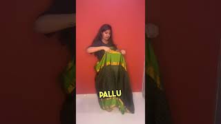 Coorgi or kodagu saree draping fashion drapingsaree [upl. by Thomasina]