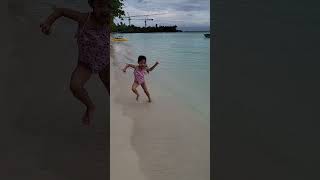 Kids swimming at Modala Beach Resort Bohol [upl. by Jopa]