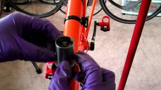 Installing Alpha Q Bicycle Fork [upl. by Ellenehc]