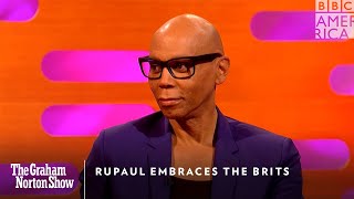 RuPaul Embraces The Brits  The Graham Norton Show  Friday October 4 at 11pm  BBC America [upl. by Edwine]